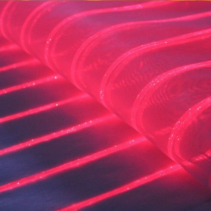 DANIELA WHITE FABRIC (LUMINOUS FIBER OPTIC FABRIC)
